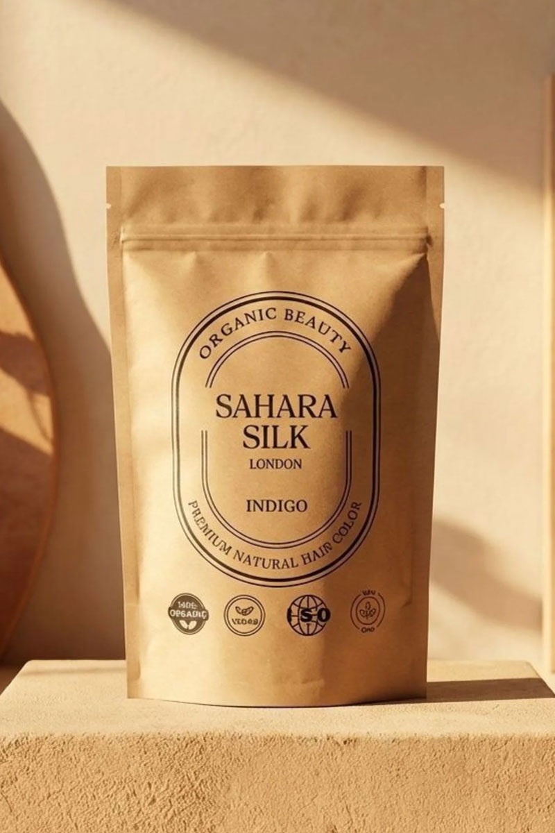 Sahara Silk Indigo - 100% Organic - Image 2